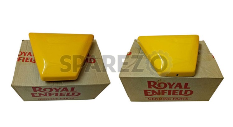 Royal Enfield GT Continental Side Panels Yellow LH RH - SPAREZO